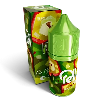 Жидкость для ЭСДН RELL GREEN "Apple juice" 28мл 0мг.